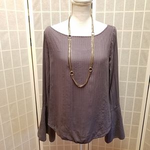 Anthropolgie brand Cloth & Stone dusty plum top M